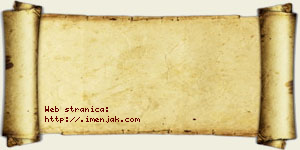 Tina Peranović vizit kartica